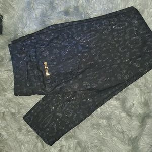 Just Cavalli denim - sparkle leopard